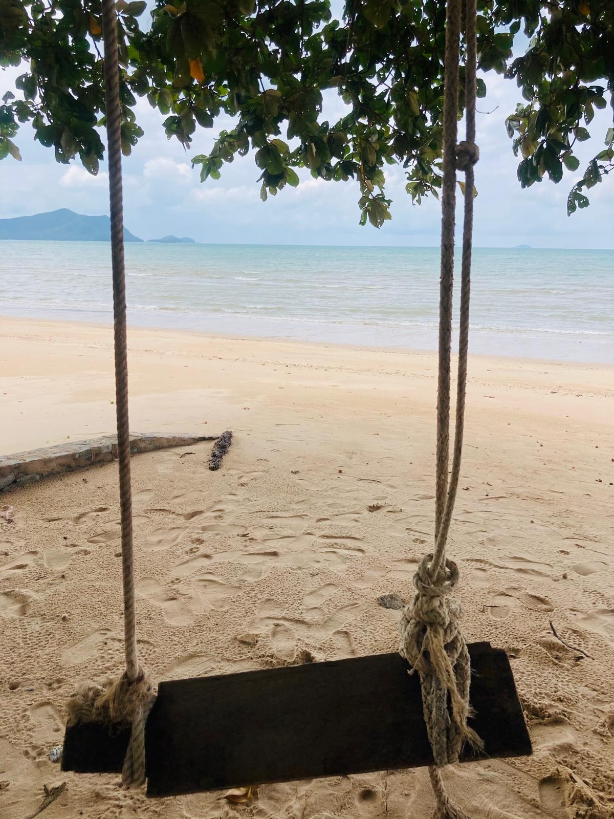 A quiet Andaman beach swing